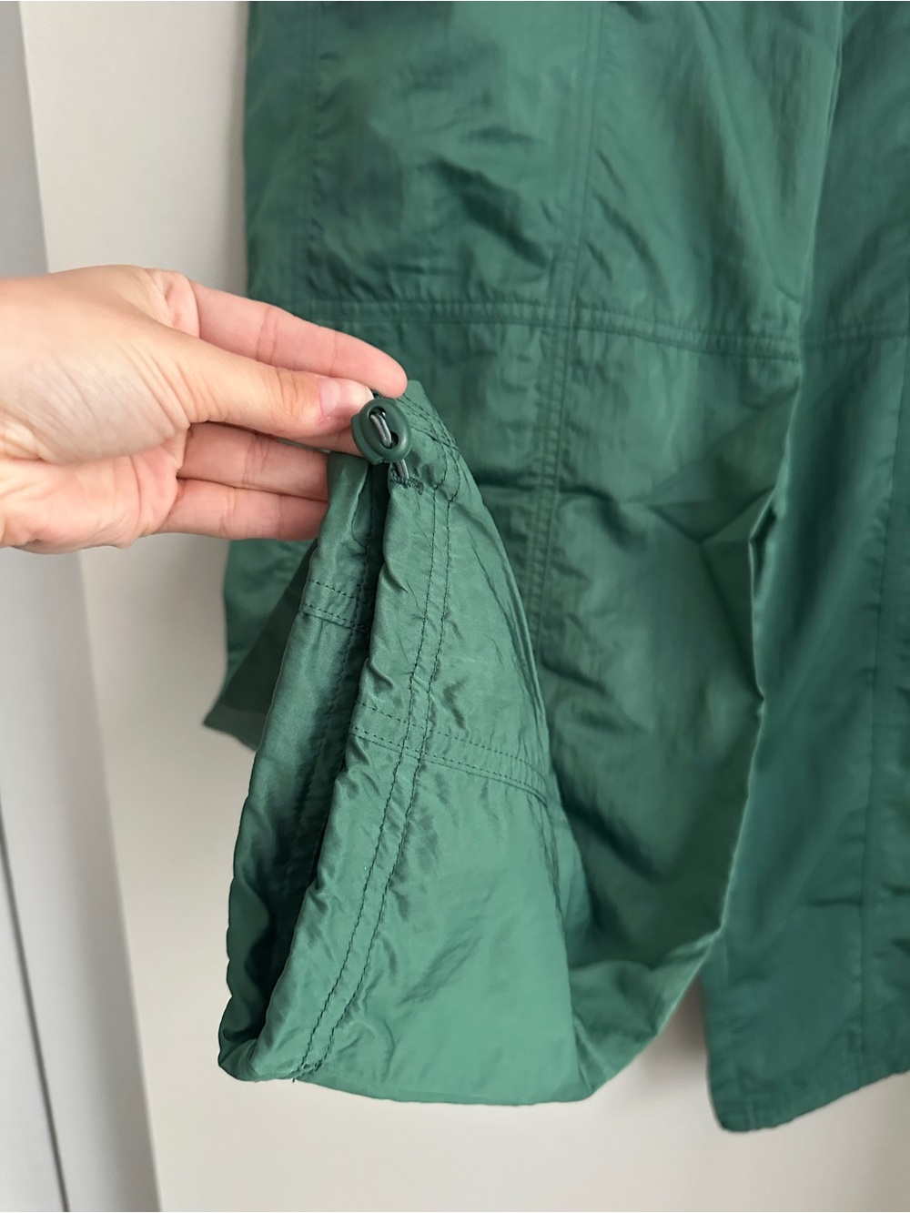 Wild Fable Emerald Green High-Rise Toggle Parachute Pants - Picture 5 of 8